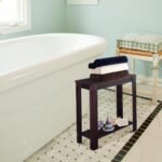 Stalas svetainei medinis 60 x 30 x 61 cm (Juoda)