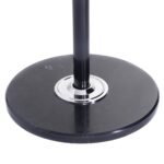 Metalinė pastatoma drabužių kabykla su skėčių laikikliu (Juoda)