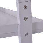 Kopėčių tipo lentyna su penkiomis lentynomis (Balta)