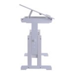 Vaikų rašomasis stalas reguliuojamu aukščiu ir pasvirimo kampu (Balta)