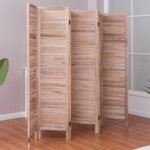 Lankstus 6 dalių kambario paravanas-pertvara (Ruda)