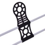 Sulankstoma ir reguliuojama drabužių džiovykla su batų lentynomis (Balta)