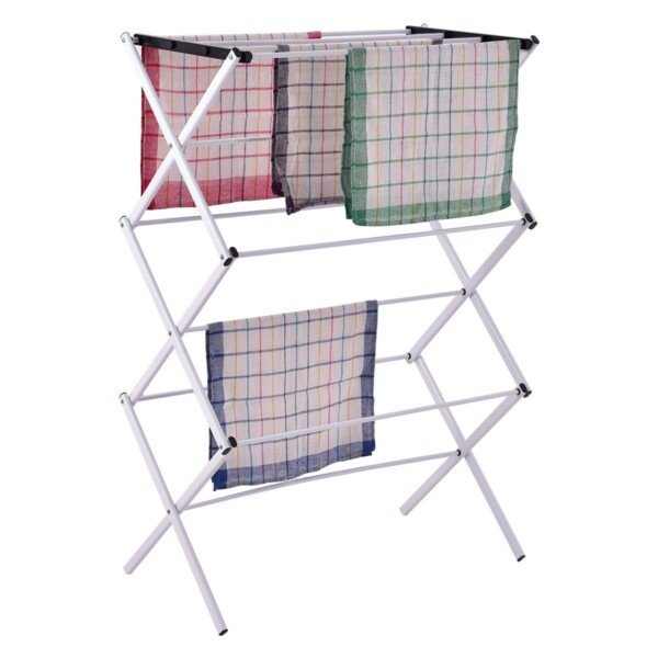 Sulankstoma drabužių ir rankšluosčių džiovykla (Balta)