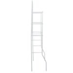 3 lygių vonios lentyna virš tualeto (Balta)