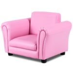 Vaikiška sofa su pakojà (Rožinė)
