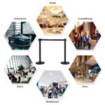 Atsitverimo sistemos su ištraukiamu diržu 4 vnt (Juoda)