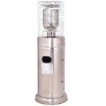 Lauko dujinis šildytuvas su nerūdijančio plieno apdaila (Sidabrinė)