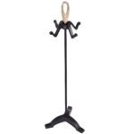 5 dalių židinio įrankių komplektas su stovu (Juoda)