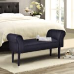 Daugiafunkcinis minkštas suoliukas su daiktadėže (Mėlyna)