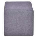 Lininis daugiafunkcis pufas-kubas (Pilka)