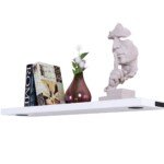 Sieninė lentyna su integruota „Bluetooth“ garso sistema (Balta)