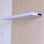 Sieninė lentyna su integruotu LED apšvietimu (Balta)