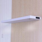 Sieninė lentyna su reguliuojamu LED apšvietimu (Balta)