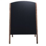 Dvipusis reklaminis kreidinis pušinis stovas (Juoda)