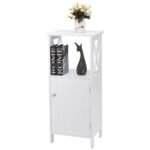 Universali vonios spintelė su reguliuojama lentyna (Balta)