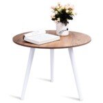 Daugiafunkcis apvalus kavos ir naktinis staliukas (Ø 56 cm) (Ruda)