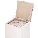 Du pufai su integruota daiktadėže (Natūrali)