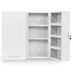 Rakinama medicinos spintelė pirmajai pagalbai (Balta)