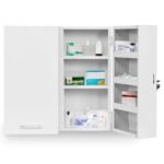 Rakinama medicinos spintelė pirmajai pagalbai (Balta)