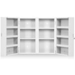 Rakinama medicinos spintelė pirmajai pagalbai (Balta)