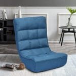 Reguliuojamas sulankstomas sėdmaišis su atlošu (Mėlyna)