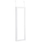 Pakabinama papuošalų spintelė su veidrodžiu (Balta)