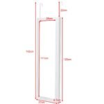 Magnetinė papuošalų spintelė su integruotu veidrodžiu (Ruda)