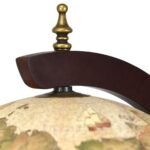 Masyvus medinis gaublio mini baras su ratukais (Natūrali)