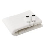 Elektrinis pašildomas čiužinio užvalkalas 203x152 cm 5 temperatūros lygiai (Balta)