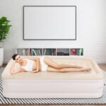 Savaime prisipučiantis pripučiamas čiužinys su integruota elektrine pompa 203 x 152 x 56 cm (Chaki)