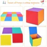 Daugiafunkcė 12 EVA putplasčio detalių vaikų žaidimų aikštelės mozaika (Spalvota)