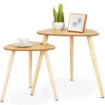 Universalus kavos ir šoninis staliukas su daiktų laikymo skyriais (Pilka)