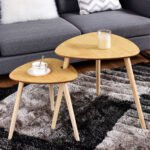 Universalus kavos ir šoninis staliukas su daiktų laikymo skyriais (Pilka)