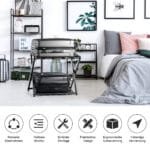 Sulankstomas bagažo stovas (Juoda)