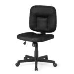 Ergonomiška biuro kėdė su reguliuojamu aukščiu (Juoda)