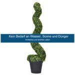 Dirbtinis augalas (120 cm) 2 vnt. rinkinyje (Žalia)