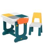 Vaikiškas 5-in-1 aktyvumo staliukas su sandėliavimo vieta (Spalvotas)