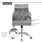 Aukštos kokybės biuro kėdė ratukais (Pilka)