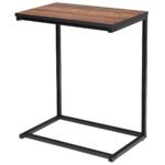 Stalviršis iš MDF su PVC danga ir metaliniu rėmu 55x35x65 cm (Ruda)