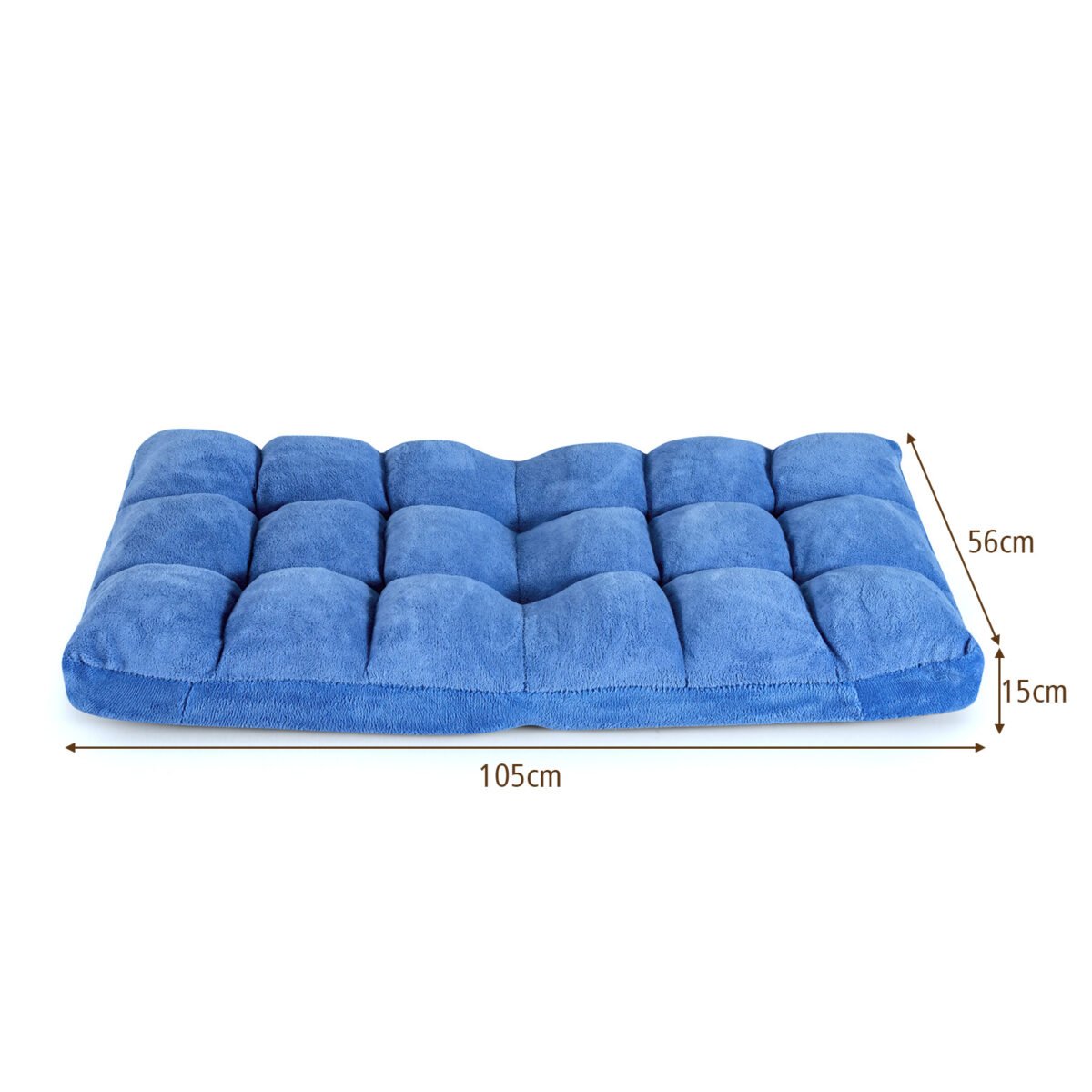 Reguliuojamas grindų krėslas su atlošu (Mėlyna)