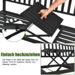 Sodo suolas su ištraukiamu staleliu (Juoda)