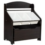 Vaikiška spintelė su ratukais ir stalčiais (Ruda)