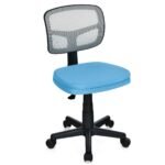 Ergonomiška biuro kėdė su reguliuojamu aukščiu (Mėlyna)