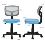Ergonomiška biuro kėdė su reguliuojamu aukščiu (Mėlyna)