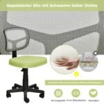 Biuro kėdė reguliuojamo aukščio ergonomiška (Žalia)