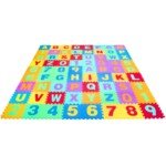 Daugiafunkcinė putplasčio dėlionė vaikams ir jogos praktikams (Spalvota)