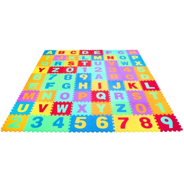 Daugiafunkcinė putplasčio dėlionė vaikams ir jogos praktikams (Spalvota)