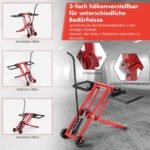 Hidraulinis vejapjovės keltuvas 227 kg keliamoji galia (Raudona)