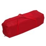 Daugiafunkcinė kelioninė lovelė-maniežas su supimo funkcija (Raudona)