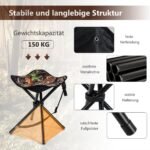 Sulankstoma lauko kėdutė su petnešėlėmis (Kamufliažinė)